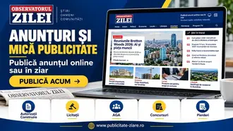 Anunțuri și mică publicitate în Observatorul Zilei, online sau în ziar